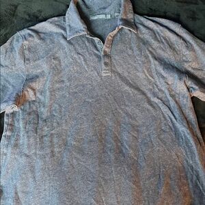 Vince men's Charcoal Polo size medium. in excellent condition. Super soft.